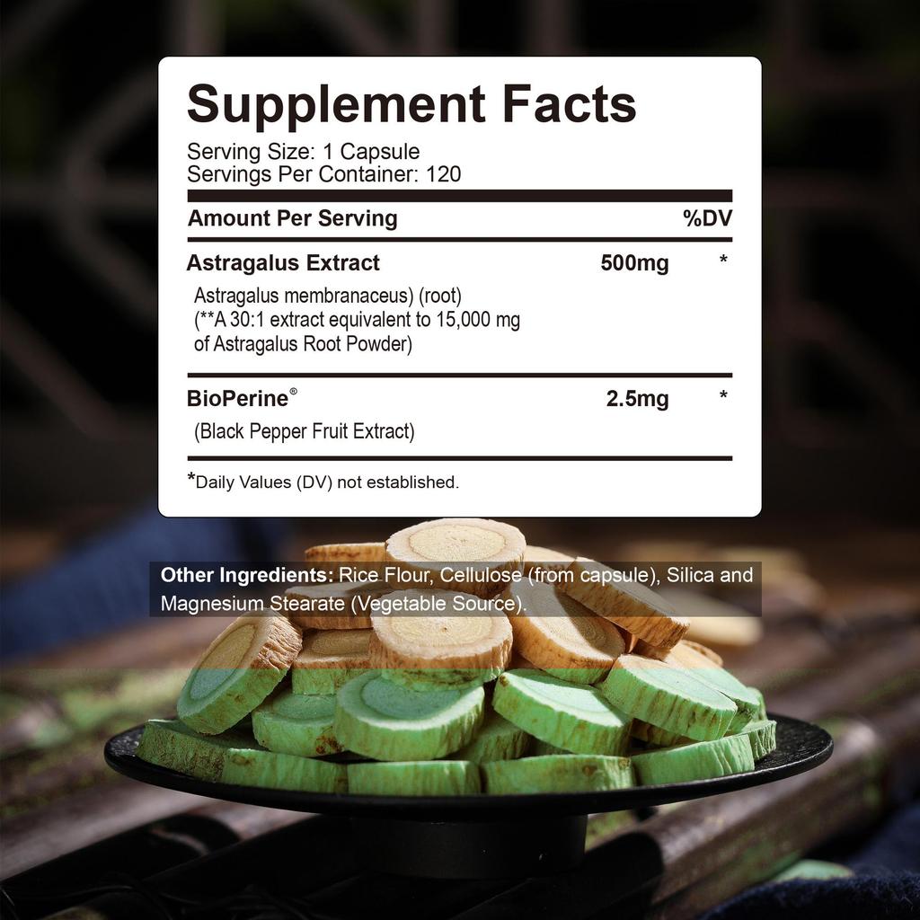 Airboy - Astragalus Root Extract Capsules - Immune System Health