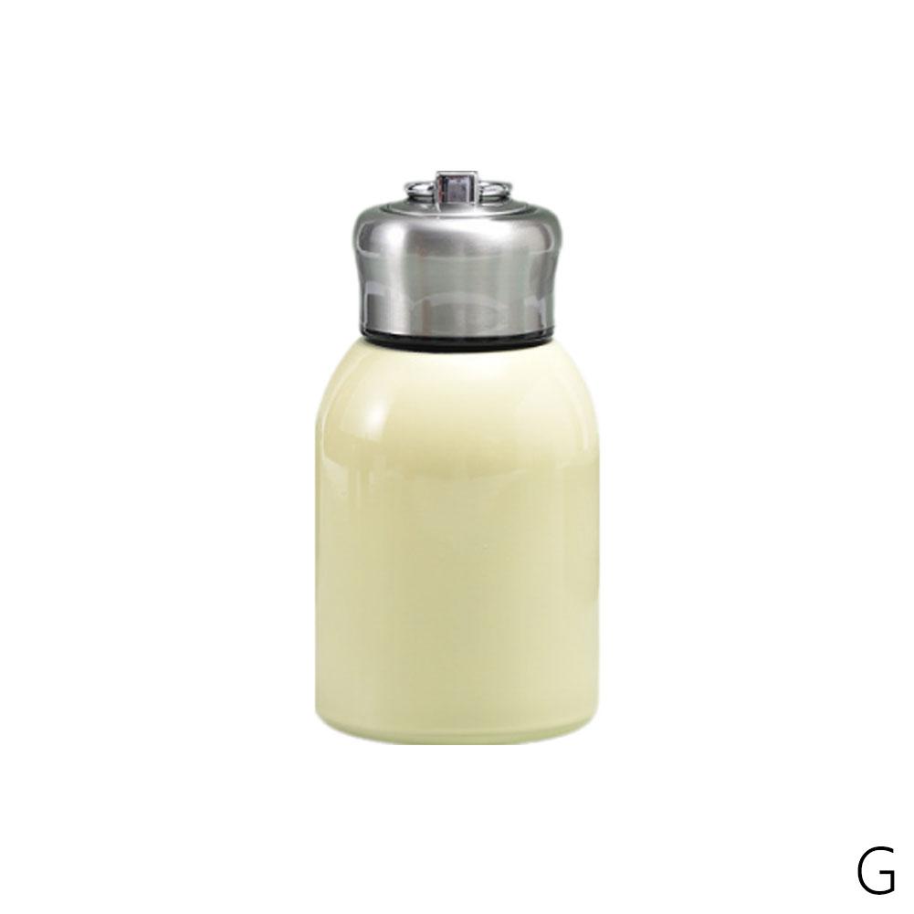 Портативная кружка-термос с большим животом 300 мл, компактная кружка, герметичная, однотонная, дорожный термос, кружка-термос, бутылка для воды