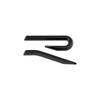 PCVHD1 R Logo Badge 3D Metal Car Metal Body Tail Trunk Sticker For Volkswagen VW Touran Beetle Golf Passat Jetta Polo Bora CC Lavida