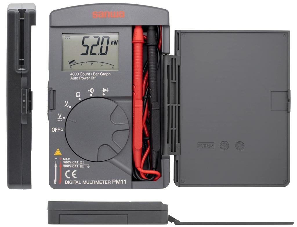 Sanwa Electric Meter SANWA Digital Multimeter PM11 Blister Pack Included