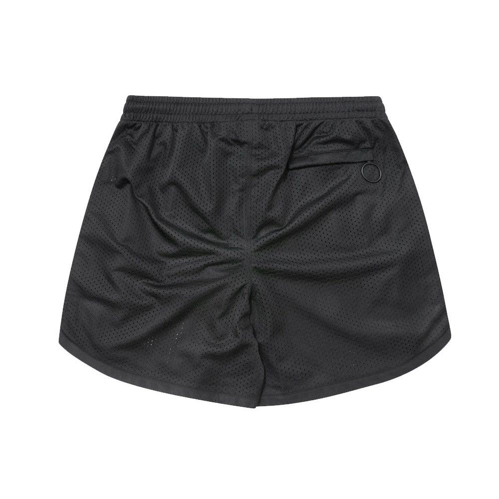 OFF WHITE Шорты из сетки с аэропортовой лентой OMCI005S201010031088