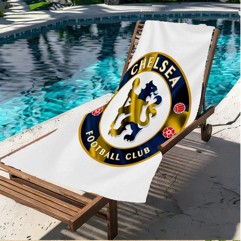 football F Print Beach Towel, Versatile Lightweight Absorbent Beach Towel for Pool Surf Yoga Bathroom, Perfect Birthday Holiday Gift