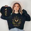 Basgiath War College Sweatshirt Fourth Wing Sweatshirts Women Long Sleeve Crewneck Sweatshirt Vintage Pullover Bookish Hoodie