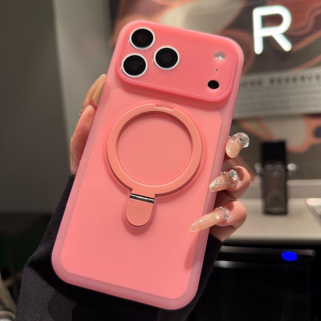 Чехол для телефона с точными вырезами для Apple 15Pro, 16Pro, 17Pro Max - Стойка с мороженым и простой дизайн в однотонном цвете