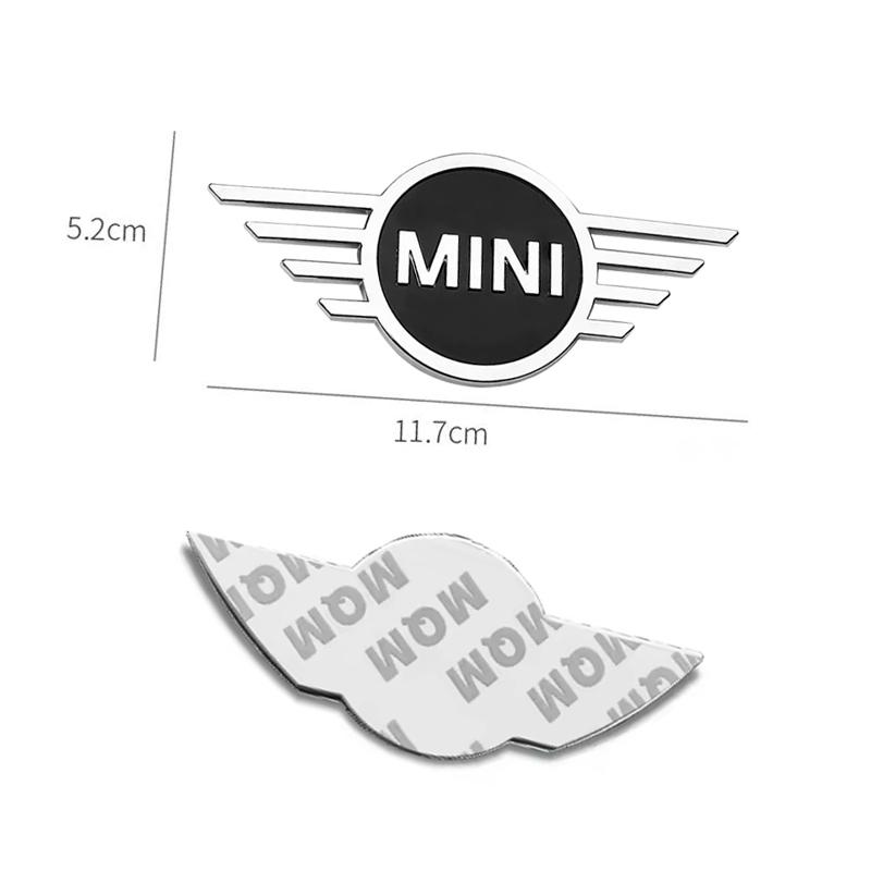 3D Car Chrome Emblem Sticker Auto Trunk Decoration Badge Label For BMW MINI WORKS One Cooper JCW R60 R59 R58 R57 R56 R55 R53 R52