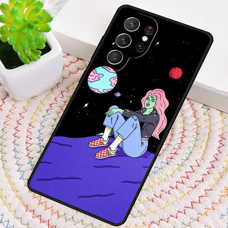 Чехол для телефона из силикона в стиле Хиппи Гранж Арт для Samsung Galaxy note 10 pro S26 S25 S24 S23 S22 S21 Plus S25Ultra Чехол Capa