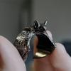 Vintage Bat Finger Ring Fashionable And Adjustable Statement Ring Adjustable Vintage Bat Ring