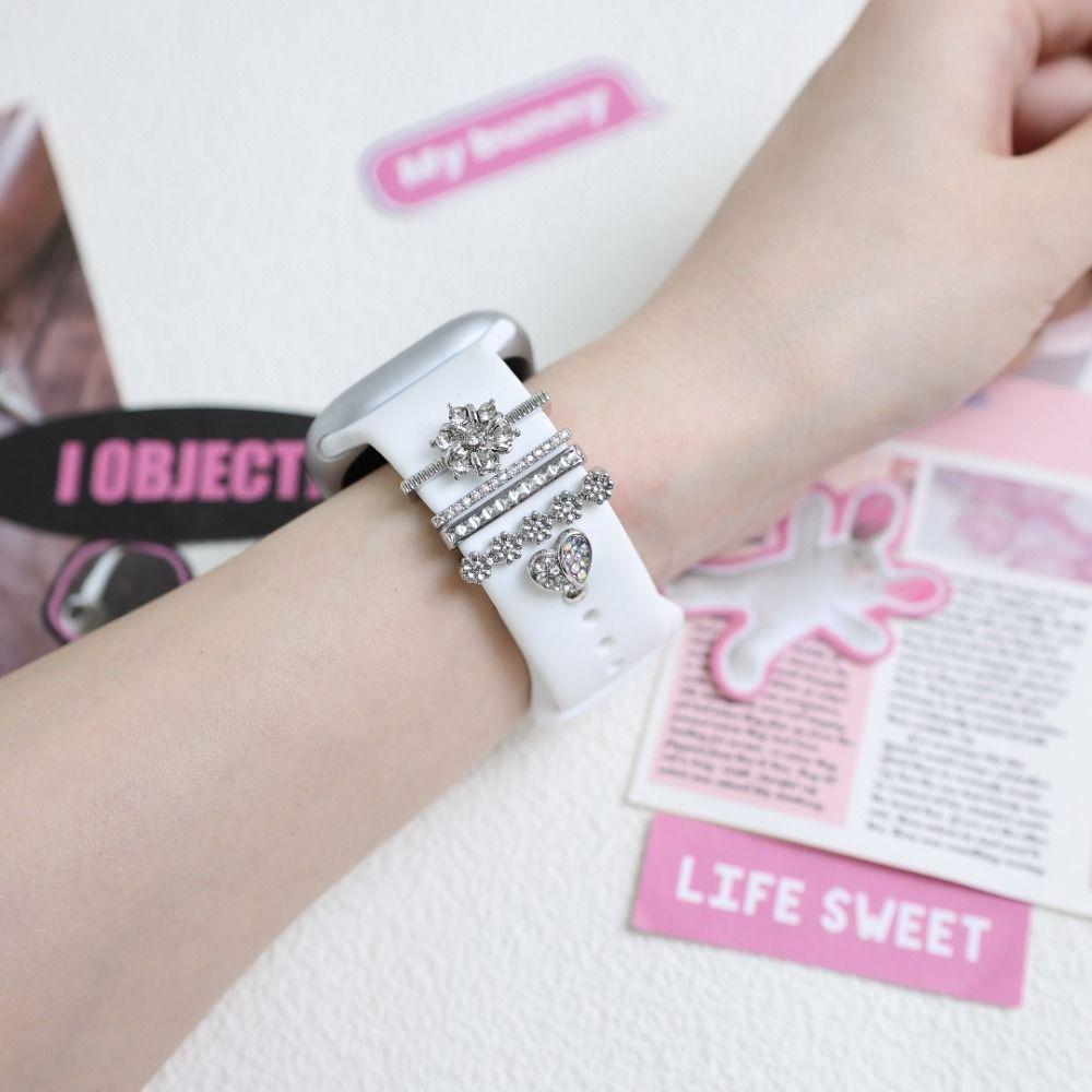 Металлическая декоративная брошь-кольцо Декоративный гвоздь Креативное украшение для ремешка часов Аксессуары для ремешка