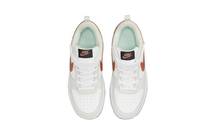 Nike Court Borough Low 2 Белый Металлический Бронзовый PS BQ5451-116