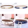 Leather Womens Belt With Artificial Pearls And Rhinestone Decor For Elegant Outfit