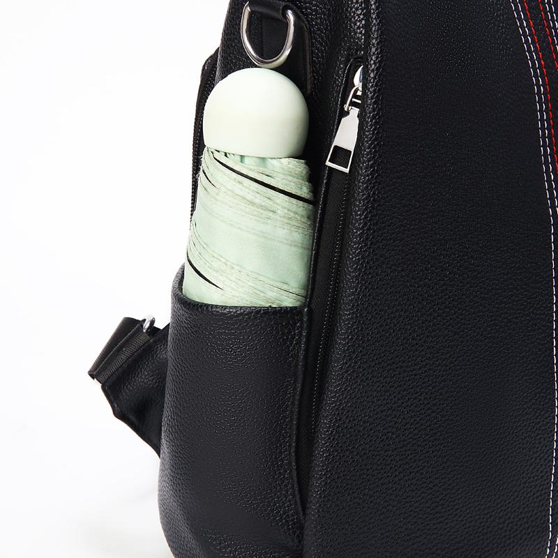 Рюкзак из мягкой кожи, женская сумка через плечо, многоразовая дорожная сумка для пригородных поездок