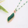 Beauty Waist Jade Necklace Women'S Retro Noble Ol Temperament Bamboo Collarbone Chain