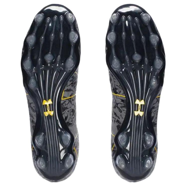 Under Armour Бутсы для футбола ClutchFit Force 2.0 AE FG Batman Унисекс Кроссовки Черный Высоко-видимый-желтый 1278852-001