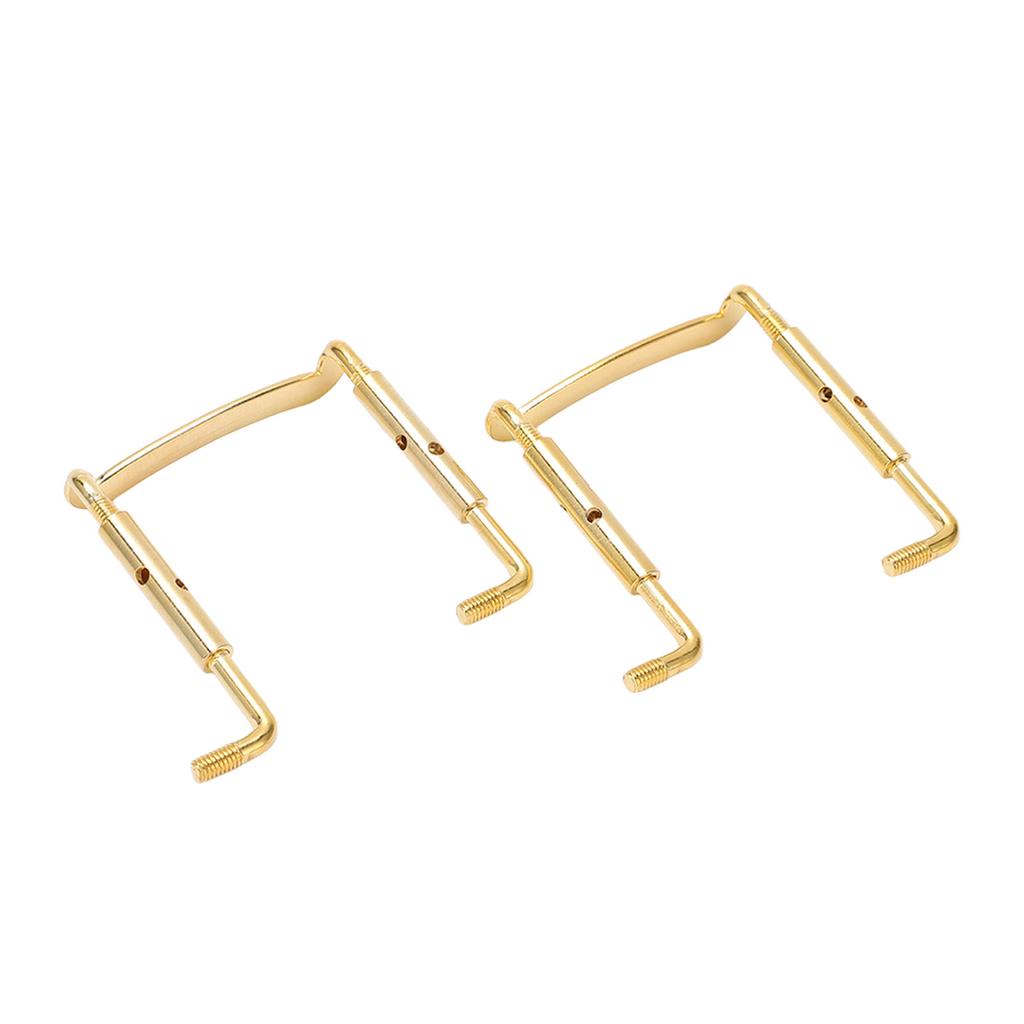 2 ШТ. 4 4 Винты подбородника скрипки Металлическая клипса для подбородника Фурнитура Детали струнного инструмента