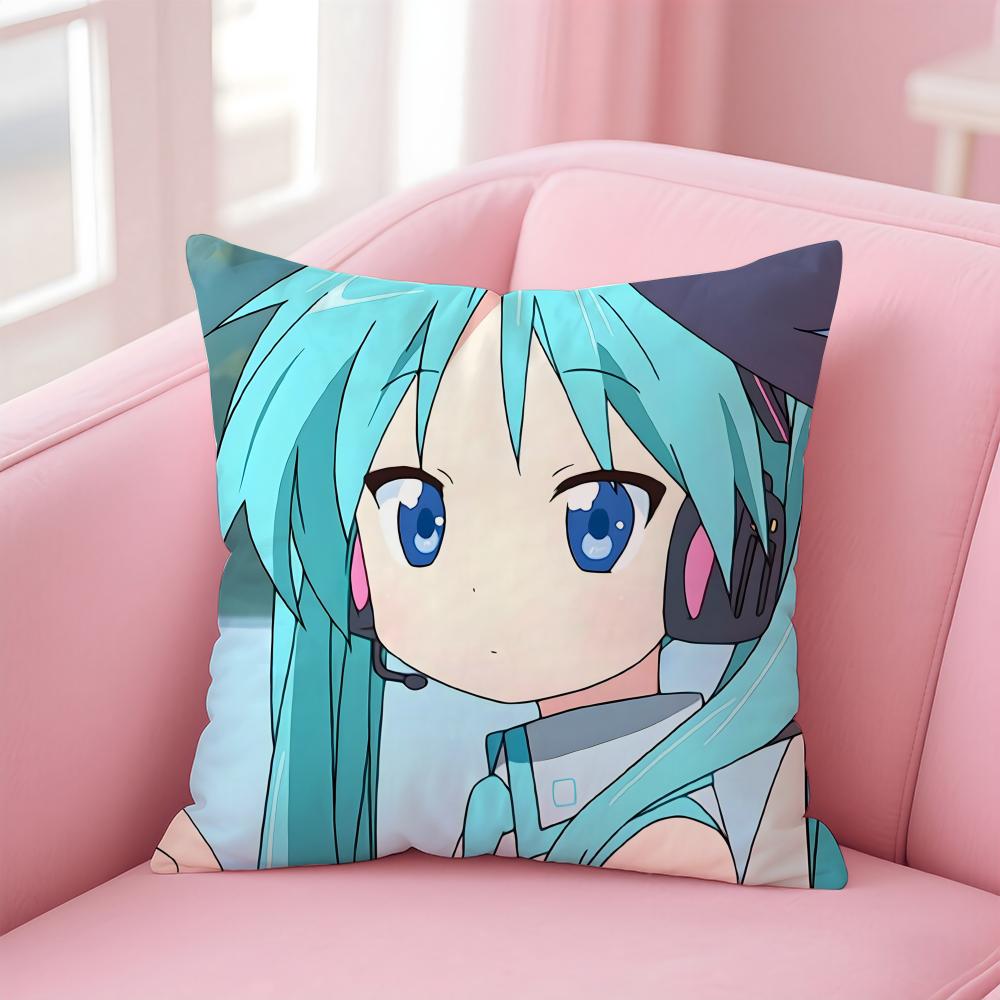 Classic animation LLucky SStar Cushion Cover Pillow Case Soft Friendly Fabric Concealed Zipper