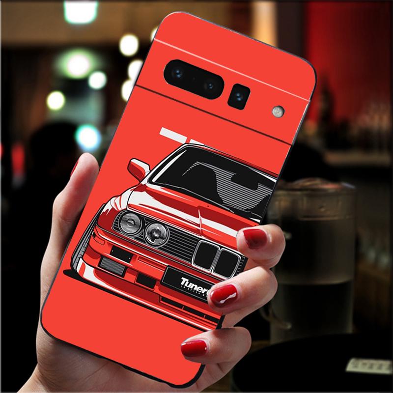 Япония JDM спортивный автомобильный чехол для телефона для Google Pixel 8 7 Pro 7a 6A 6 Pro Pixel 8A 4A 3A 4 XL Pixel 5 6 4 3 3A XL