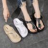 Summer New Slippers for Women Word Drag, Thick Bottom Sandals for External Wearing, Women's Height Increasing Cool Slippers