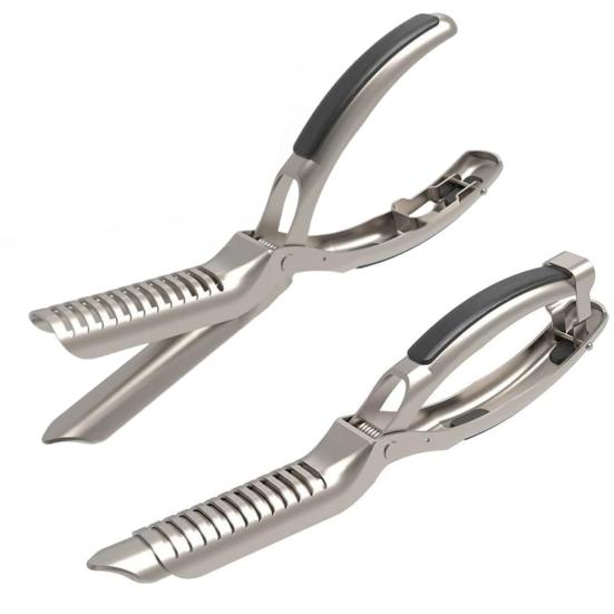 Инструмент для удаления мембраны из ребер Набор для подготовки ребрышек для барбекю из нержавеющей стали Эргономичный дизайн Инструменты для снятия мембраны из ребер