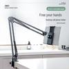 35° Rotating Cantilever Phone & Tablet Stand: Folding, 360° Swivel, Desktop Clip for Lazy Live Shooting