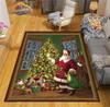 Рождественские коврики с 3D принтом, ковер, модный коврик для спальни, гостиной, офиса, детей, домашний декор
