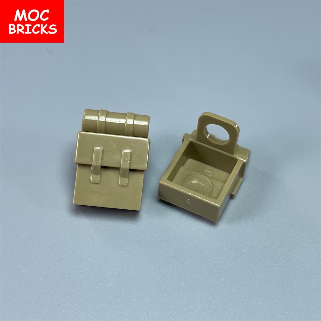 10 шт./лот MOC Кирпичи Сумка-сумка Рюкзак подходят для 2524 30158 Образовательные Строительные Блоки Фигурка DIY Игрушки подарки для детей