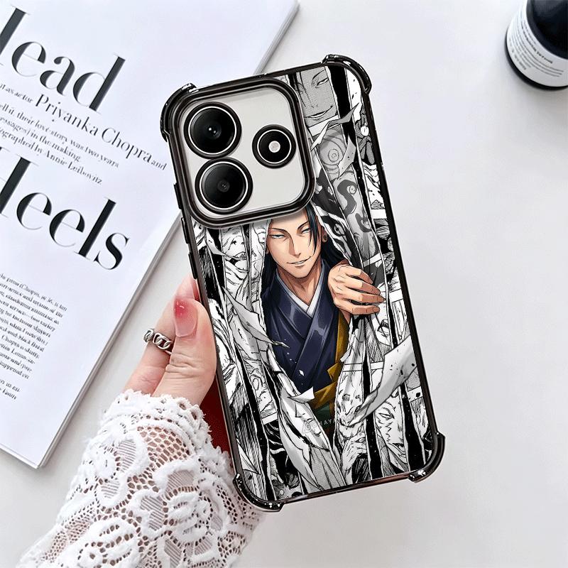 Аниме Гэто Сугуру JUJUSU Мягкий чехол для телефона Для Xiaomi Redmi Note 14 15 Pro Plus 13 12 11S 11T 5G 10 9S 9 Покрытие Противоударный Fundas