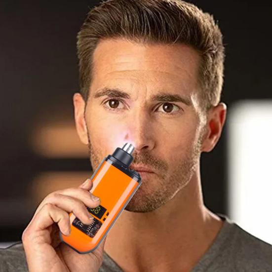 Триммер для волос в носу для мужчин и женщин, аккумуляторный, безболезненный, триммер для волос в ушах, водонепроницаемый, с двойными лезвиями, машинка для стрижки, многофункциональный инструмент для ухода