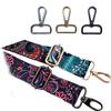 Vogue Colored Handle Ornament Bag Accessories Handbag Straps For Women 1PC Adjustable Hot Sale Shoulder Hanger Nylon Rainbow Decorative Bags Strap