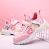 Кожаные кроссовки легкие новые спортивные туфли осень и зима принцесса 2020 удобные девочки одноклассники дышащие средние и пожилые дети