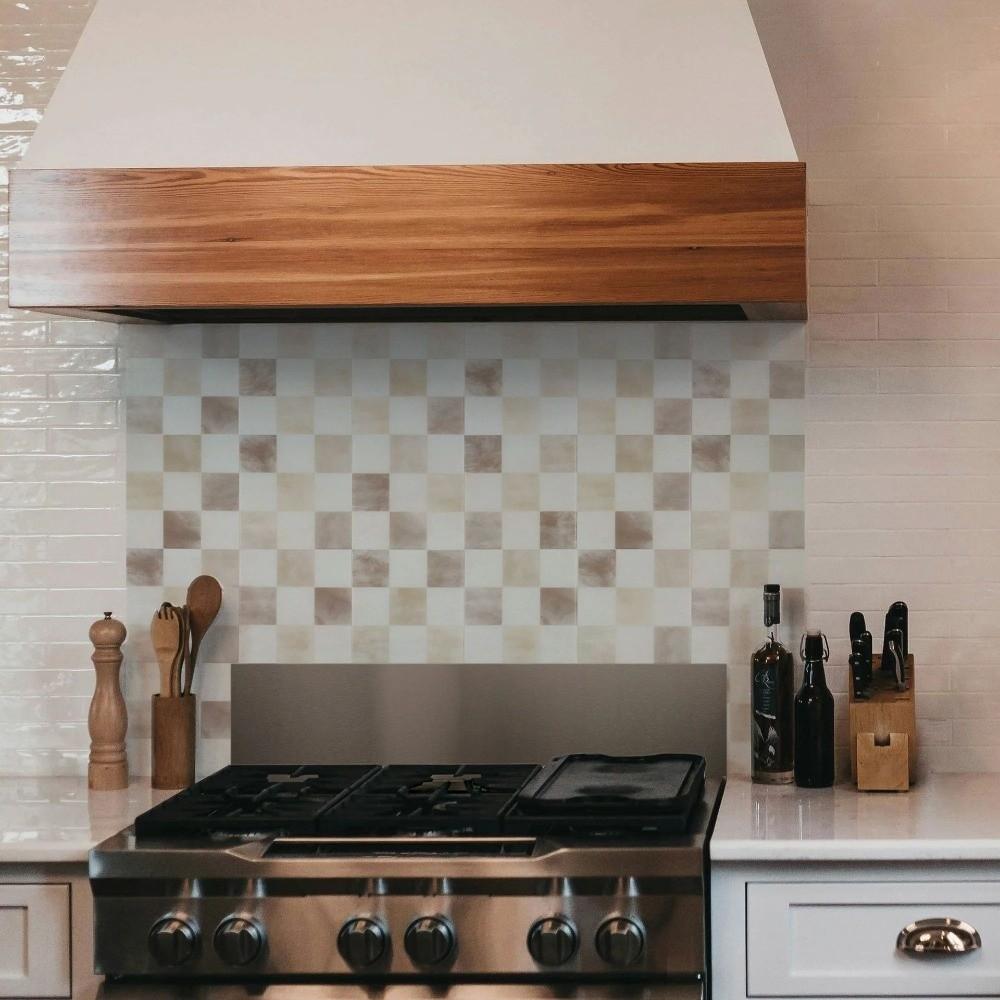 Waterproof Wallpaper Self-adhesive Stick Tile Peel and Stick Backsplash for Kitchen Bathroom