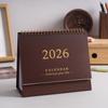 Мини простой календарь 2026 Маленький настольный календарь Креативный портативный календарь на спирали Планировщик Настольное украшение Офисные канцелярские товары
