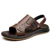 Men's High-quality Casual Sandals Summer Waterproof Soft Sole Comfortable Beach Shoes Fashion Male Dual-purpose Driving Slippers