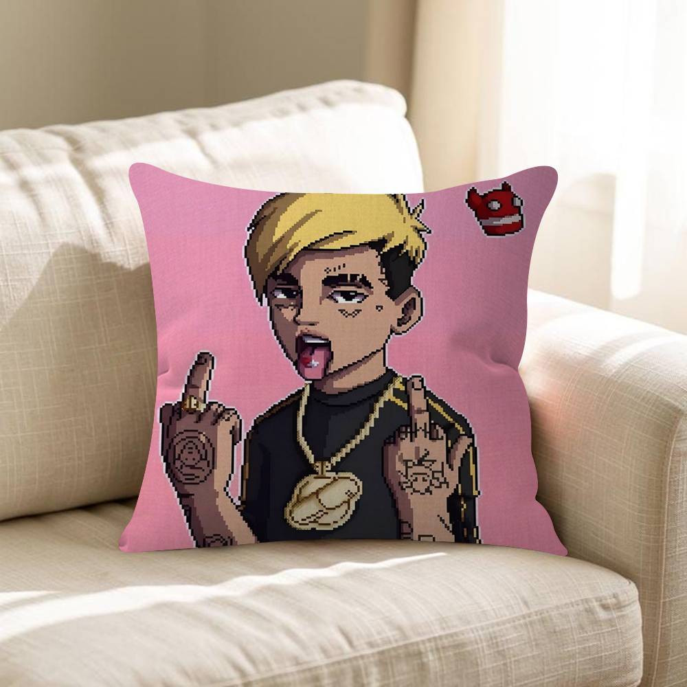 Fashion Rapper DUKI Office Cushion Pillowcase Car Cushion Cover45X45CM Lumbar Pillowcase Sofa Pillowcover