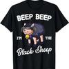 Beep Beep I'm The Black Sheep Funny Sheeps Farmer Shepherd T-Shirt