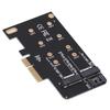 Адаптер NGFF M.2 на PCIe Поддержка NGFF B Key M Key Карта PCIe X4 с кабелем SATA 3.0 для SSD 2242 2260 2280