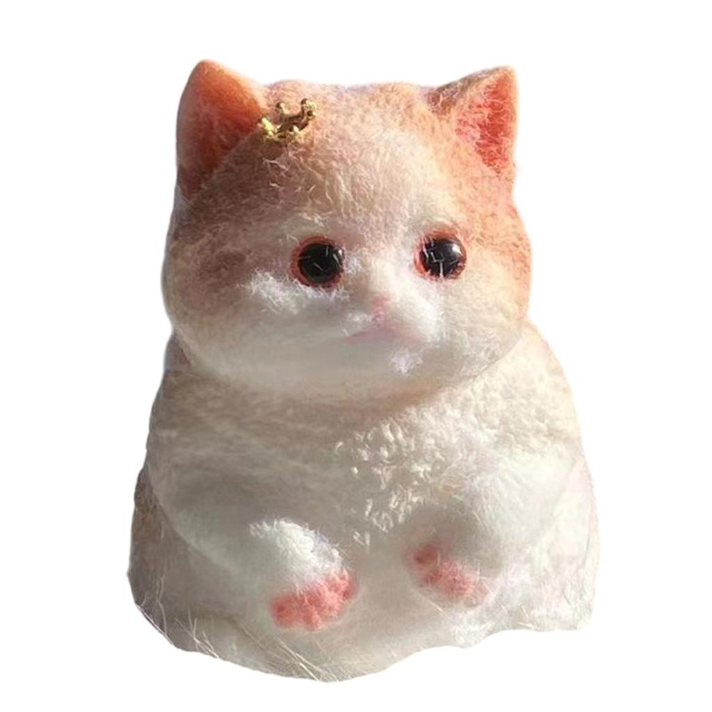 Новинка, розыгрыш, фигурка котенка, сжимающая игрушка, новинку, кляп, настольная игрушка, расслабляющая игрушка для снятия стресса, щипок, котенок