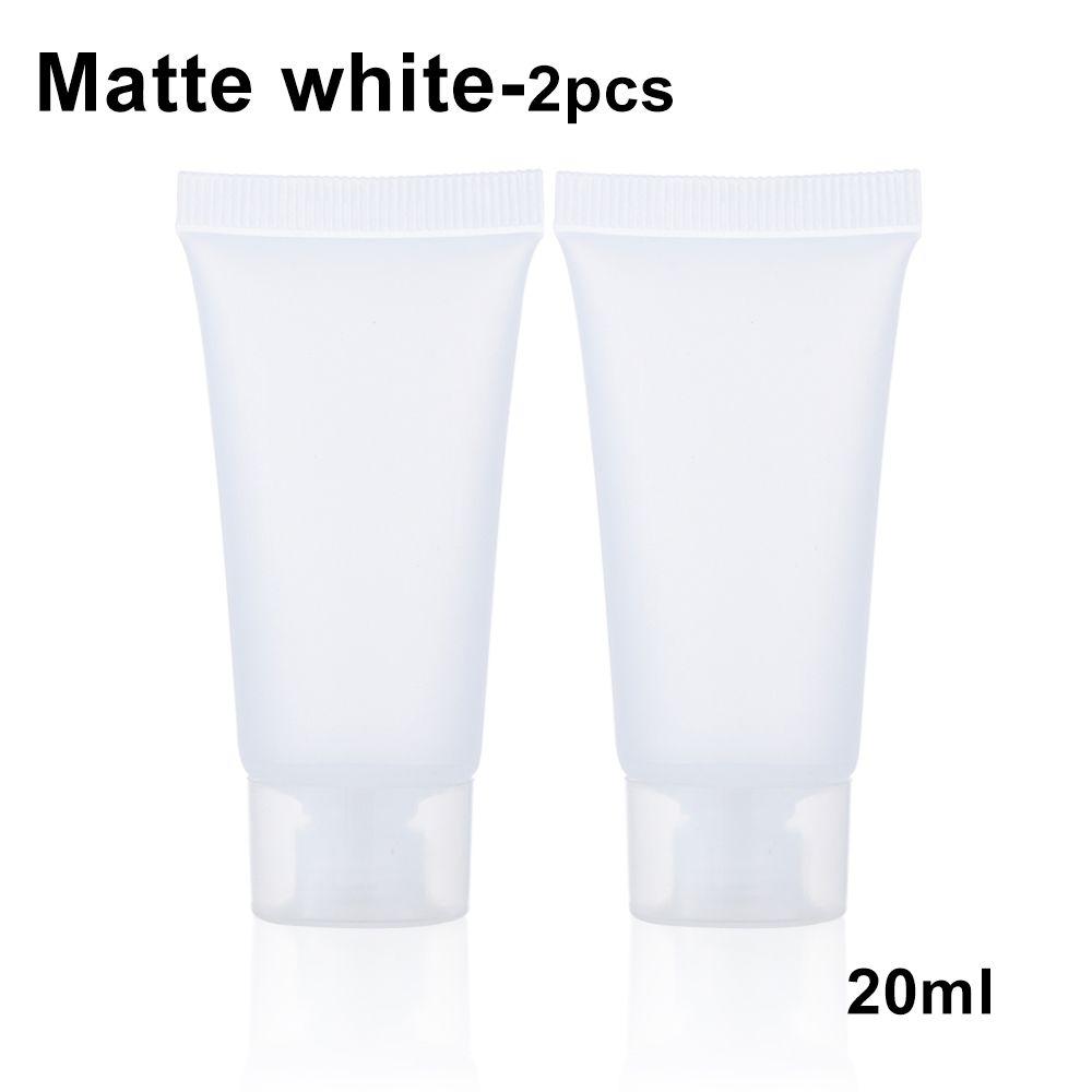 2PCS Makeup Tool Squeeze Containers Travel Size Lotion Packing Shampoo Holder Cream Tube Refillable Bottle