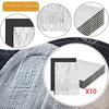 10 штук Автомобильные шумоизоляционные маты Звукоизоляция Заменяет Легкая установка Демпферы
