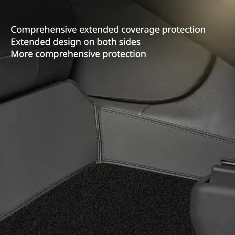 Для Tesla Задний нижний защитный коврик для сиденья, применимый к Model Y, Model 3 Highland Electric Vehicle Защитная накладка 2024 Аксессуары
