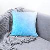 Unique Cracked Ice Pattern Style Cushion Cover Premium Comfort Reversible Pillow Cove  in One Design for Any Room  Car Interior