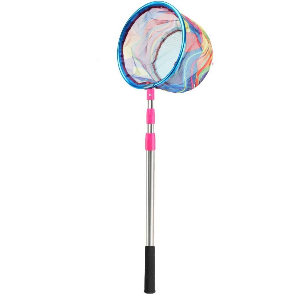 Retractable Design Pocket Fish Dip Net Heavy-Duty Butterfly Nets Kids Outdoor Play
