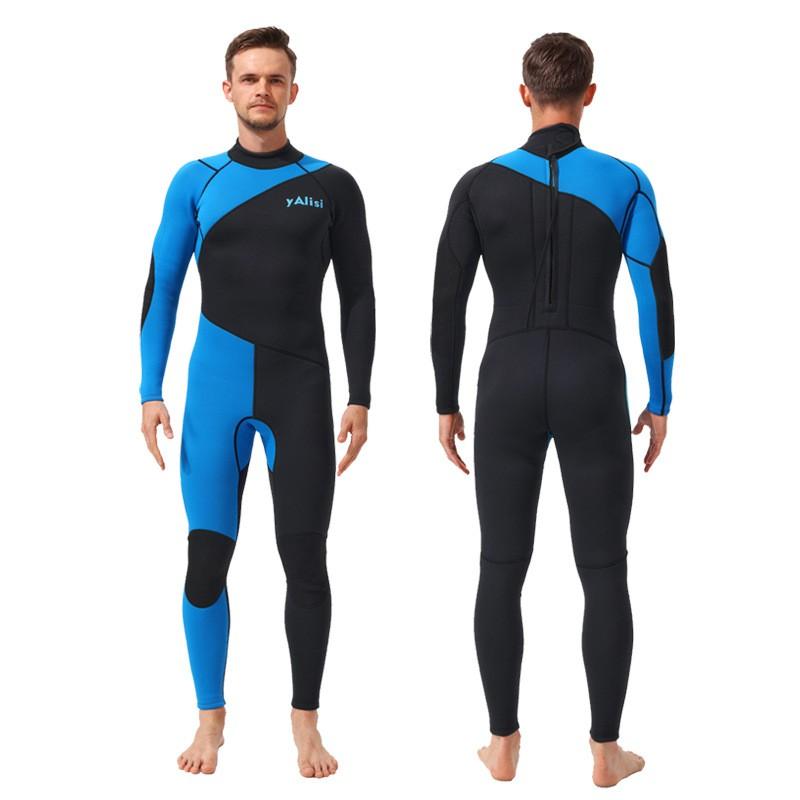 3mm Full Body Wetsuit Men Women Chloroprene Neoprene Warm Surfing Diving Snorkeling Winter Swimming