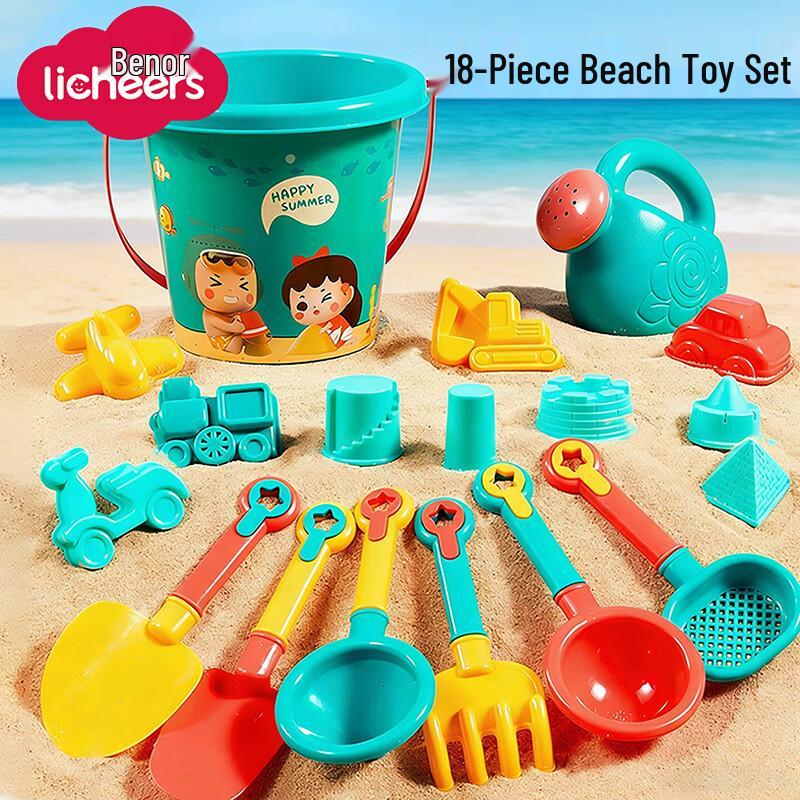 Licheers 18-Piece Beach Sand Toy Set