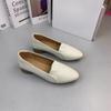 Одинарная обувь осень новая низкий каблук мягкая кожа повседневный нежный стиль модная повседневная обувь мягкая подошва мягкая поверхность