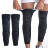 1/2Pcs Knee Calf Padded Compression Leg Sleeve Thigh Sports Protective Gear Shin Brace Support for Football Volleyball Soccer