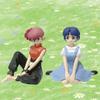 В наличии Ranma 1/2 10 см Тэндо Аканэ Ранма ПВХ Аниме Фигурка Периферия Кавай Сидячие Игрушки Настольные Украшения для Автомобиля Модель Подарки