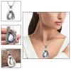 Dendrite Silver Necklace Garnet Gifted Jewelry Opal, 18" Gemstone Opal