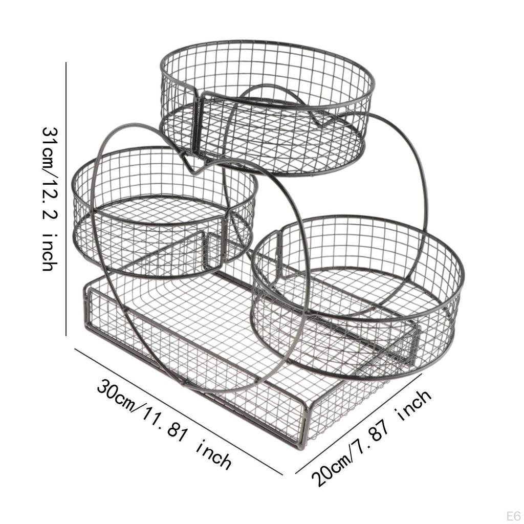 Корзина для фруктов, подставка для овощей и хлеба, держатель для мисок, столешница для лука