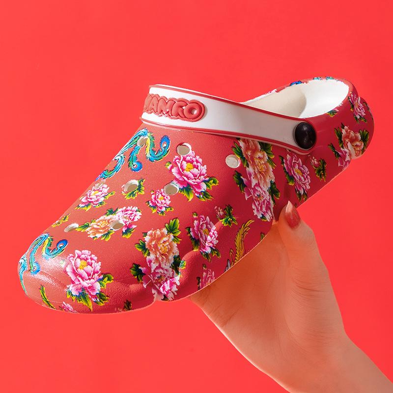 Обувь Red Hole для женщин, пляжная, садовая, сандалии для отдыха на открытом воздухе с носками, повседневные сандалии для мужчин