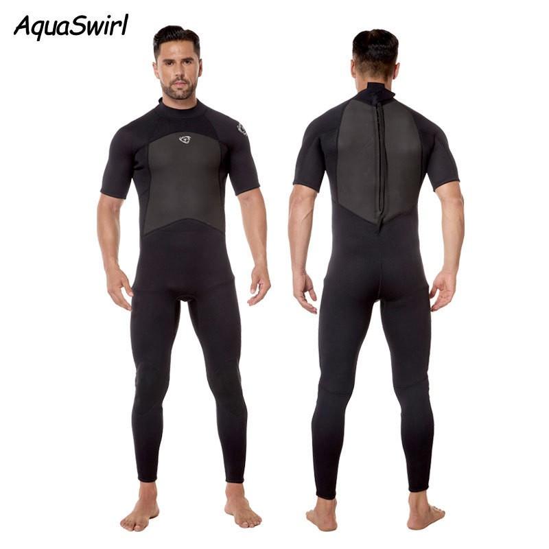 3mm Full Body Wetsuit Men Long Sleeve Diving Surfing Snorkeling Cold Water Swimming Winter Spring Fall Summer Use